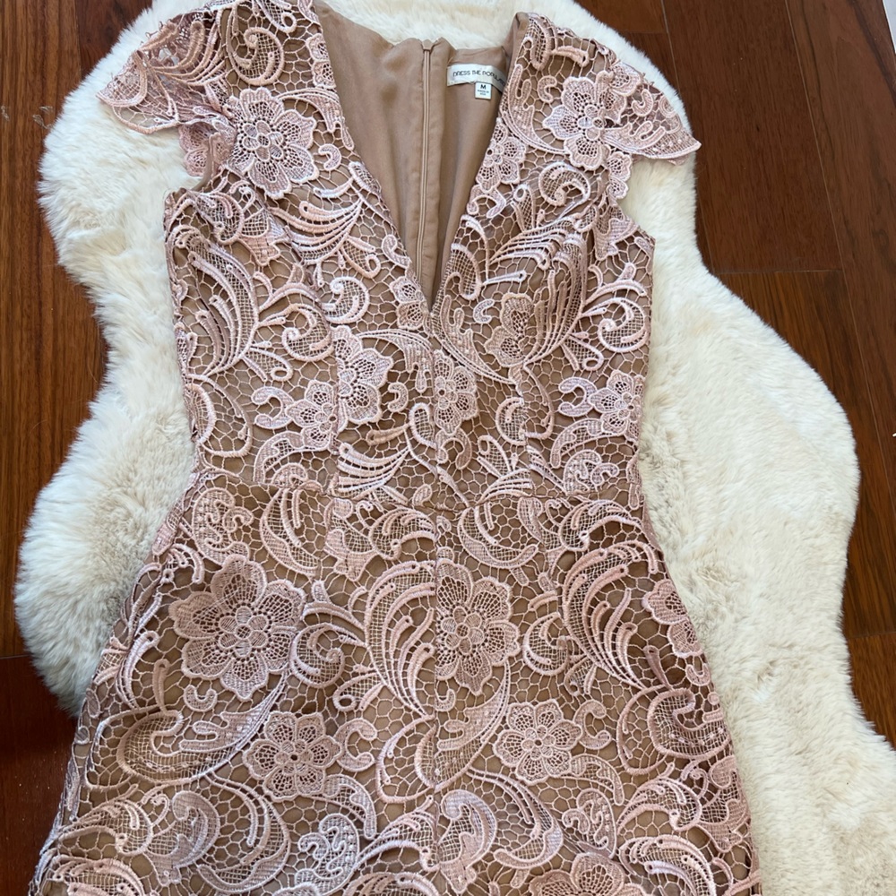 Dress the Population Floral Pink Romper Size Medium